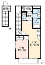 アムール大野の物件間取画像